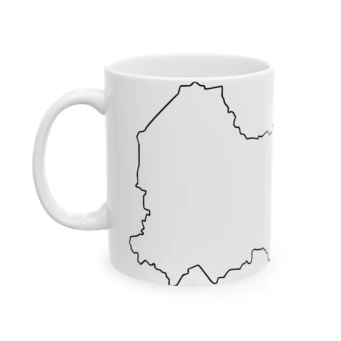 Vologod-obl-geo-stub (Russia) White Coffee Mug - Go Mug Yourself