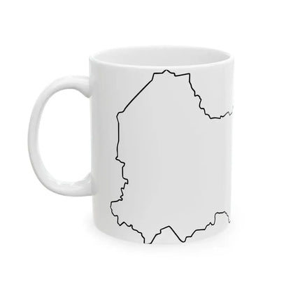 Vologod-obl-geo-stub (Russia) White Coffee Mug - Go Mug Yourself