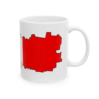 Vologod-obl-geo-stub (Russia) White Coffee Mug - Go Mug Yourself