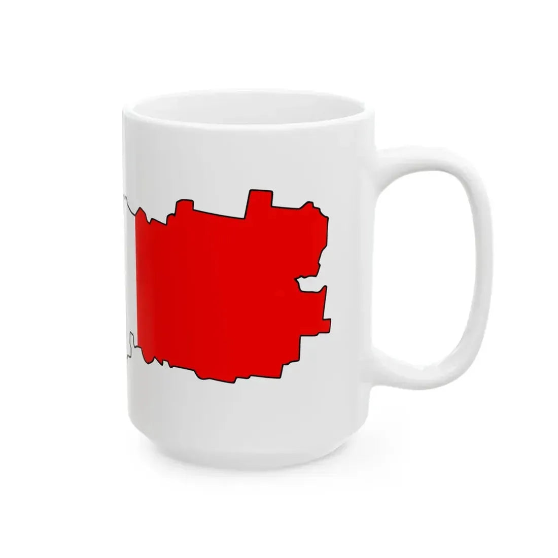 Vologod-obl-geo-stub (Russia) White Coffee Mug - Go Mug Yourself