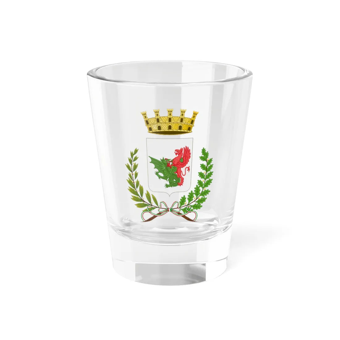 Volterra-Stemma (Italy) (Coat of Arms) Shot Glass 1.5oz 1.5oz - Go Mug Yourself