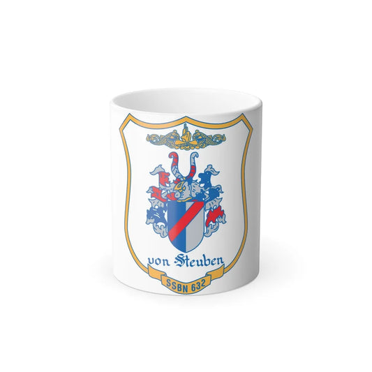 Von Steuben SSBN 632 (U.S. Navy) Color Changing Mug 11oz-11oz-Go Mug Yourself