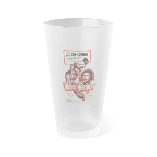 VOODOO HEARTBEAT 1973 Movie Poster - Frosted Pint Glass 16oz 16oz Frosted - Go Mug Yourself