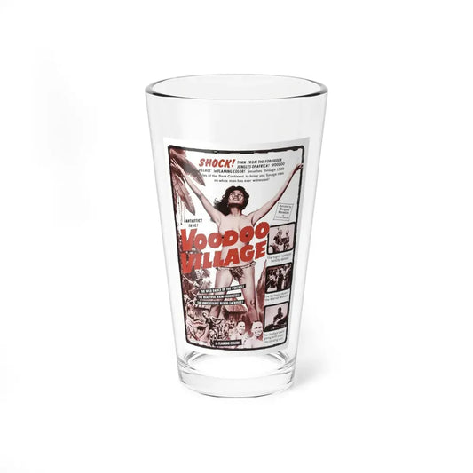 VOODOO VILLAGE 1958 Movie Poster - Pint Glass 16oz 16oz - Go Mug Yourself