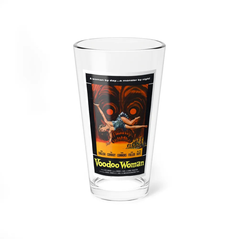 VOODOO WOMAN 1957 Movie Poster - Pint Glass 16oz-16oz-Go Mug Yourself