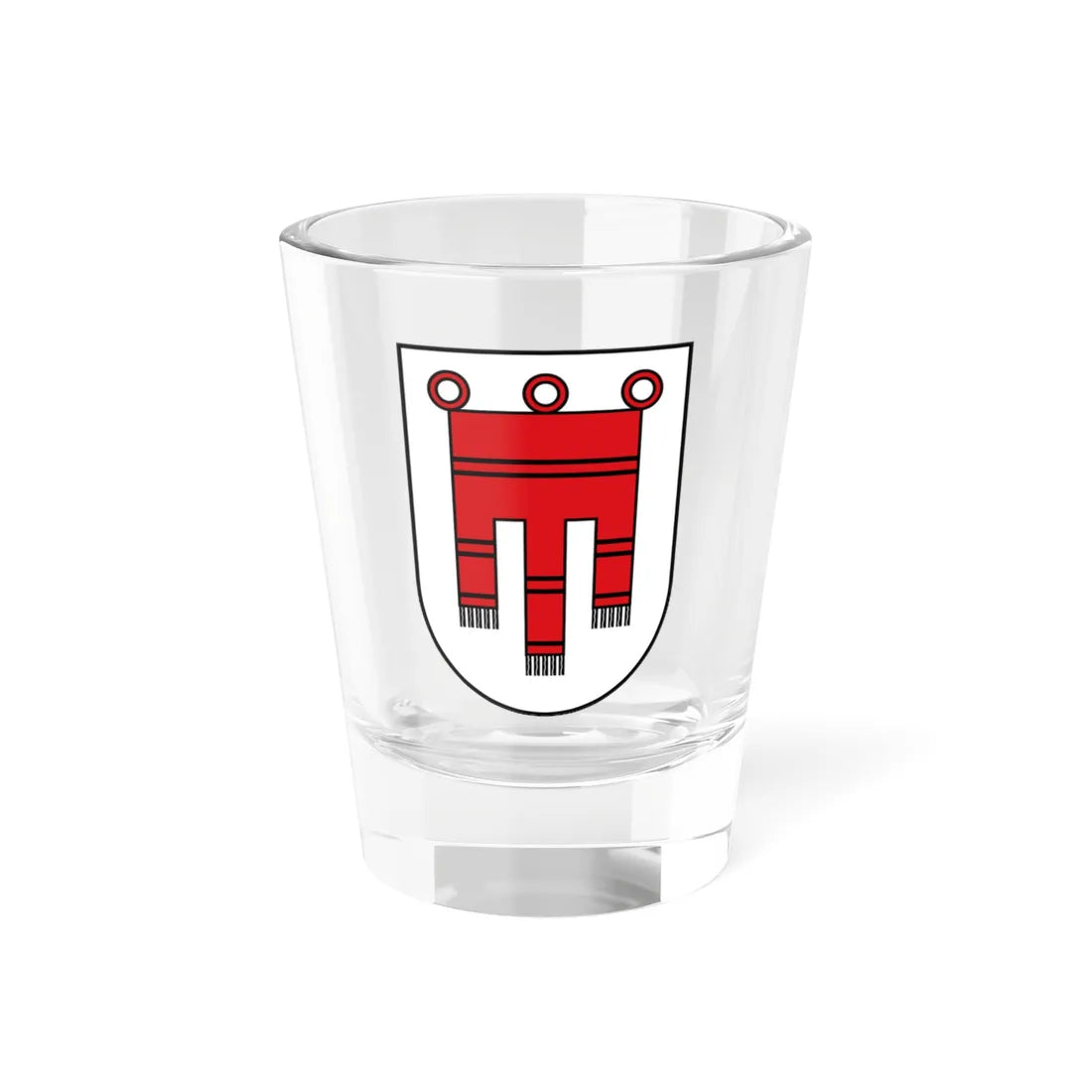 Vorarlberg CoA (Austria) (Coat of Arms) Shot Glass 1.5oz 1.5oz - Go Mug Yourself