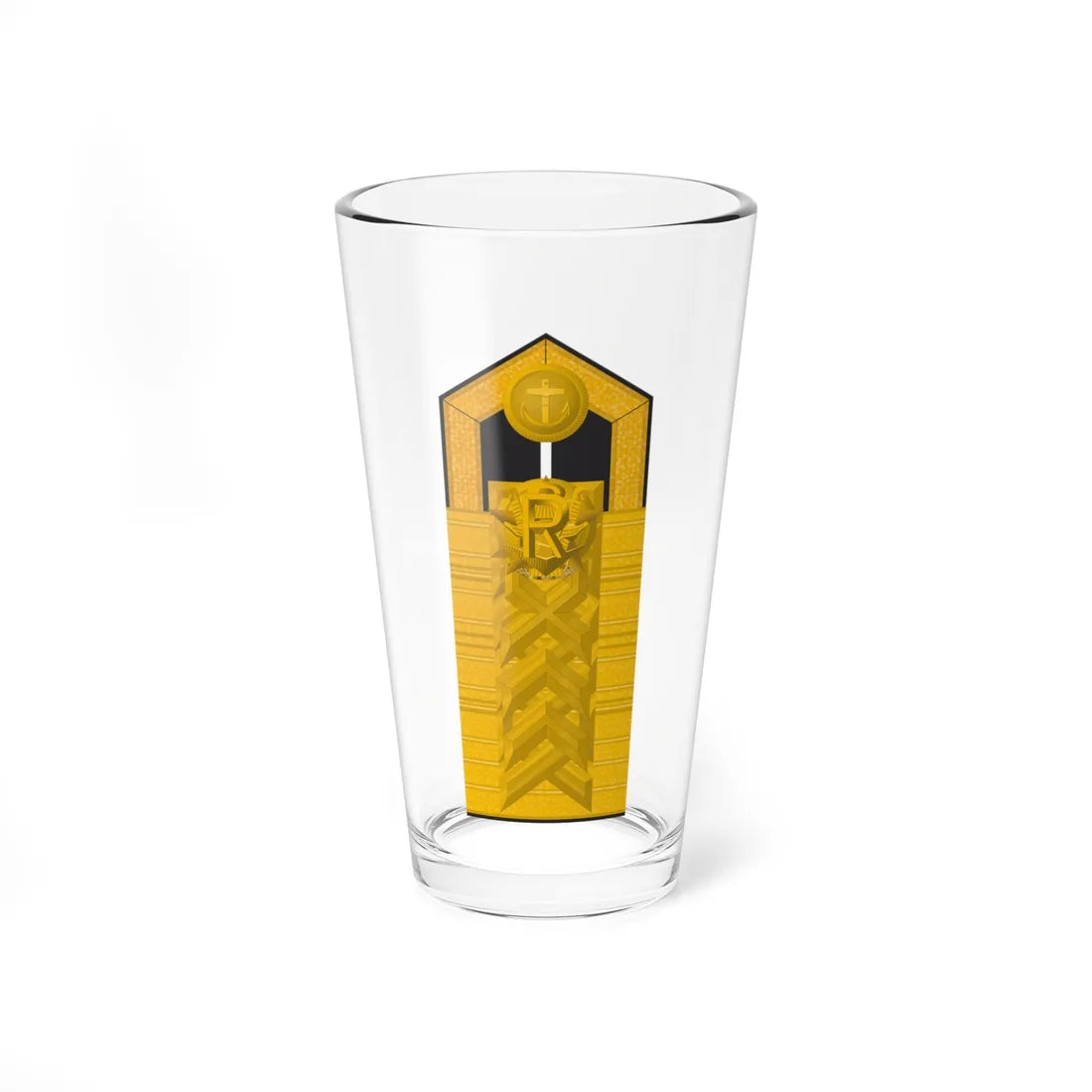 Vorlage Schulterklappe für Marine (Military Rank) Pint Glass 16oz 16oz - Go Mug Yourself