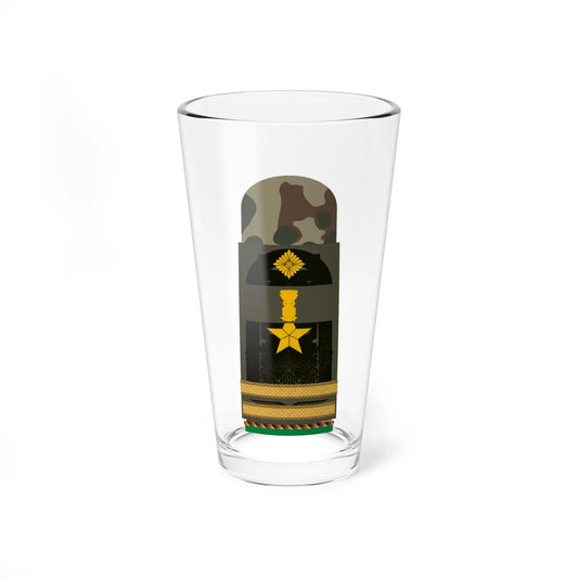 Vorlage TL 8455 0009 Dienstgradabzeichen Aufschiebeschlaufen gewebt für Kampfbekleidung (Military Rank) Pint Glass 16oz 16oz - Go Mug Yourself