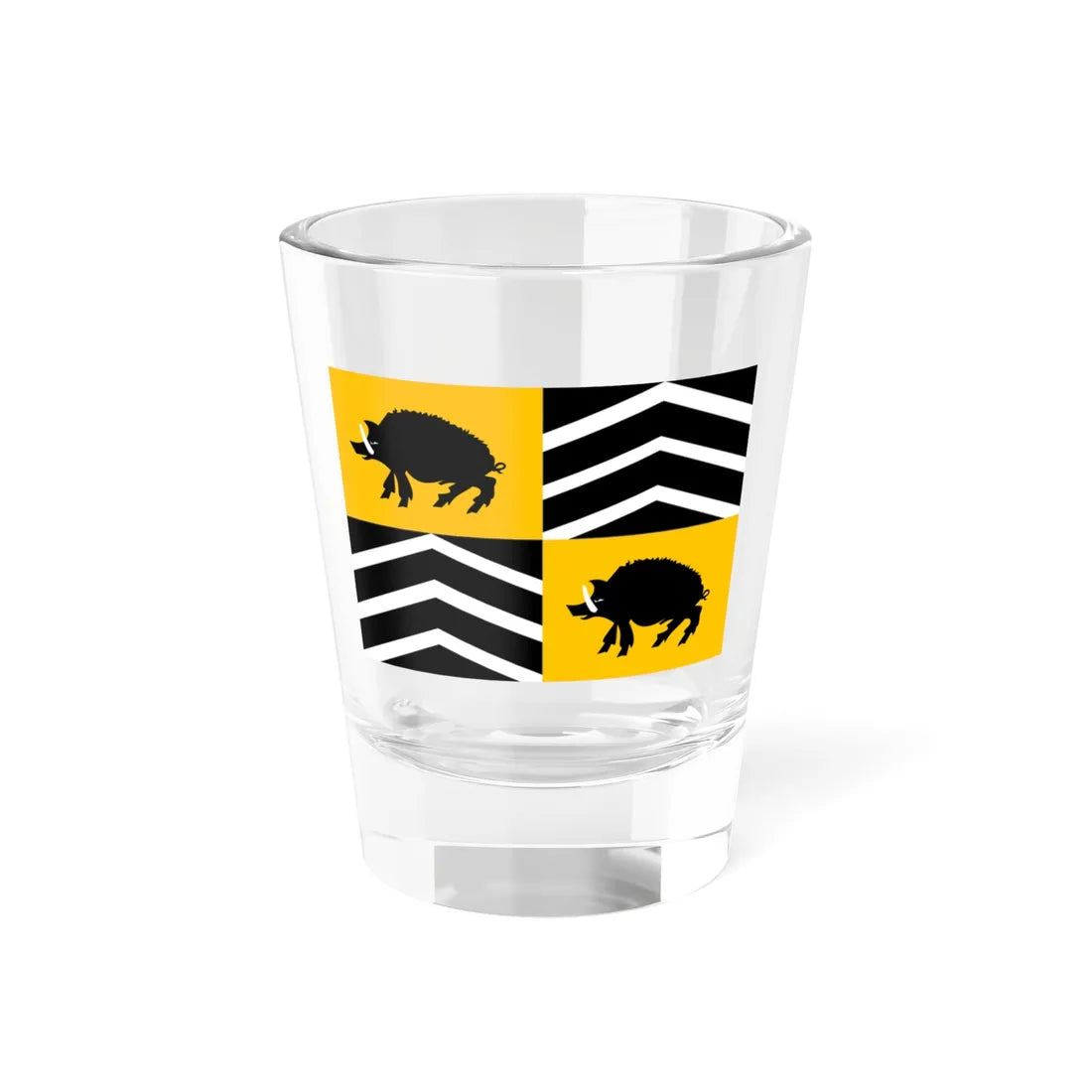 Vorselaar vlag (Belgium) Shot Glass 1.5oz 1.5oz - Go Mug Yourself
