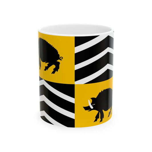 Vorselaar vlag (Belgium) White Coffee Mug 11oz - Go Mug Yourself