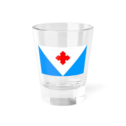 Votic Flag (Russia) Shot Glass 1.5oz 1.5oz - Go Mug Yourself