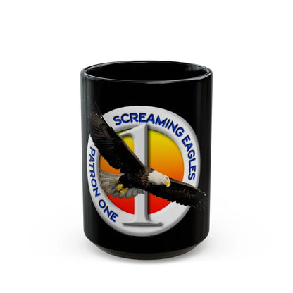 VP 1 Screaming Eagles (U.S. Navy) Black Coffee Mug-15oz-Go Mug Yourself