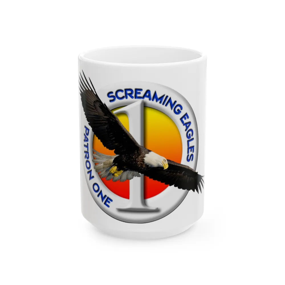 VP 1 Screaming Eagles (U.S. Navy) White Coffee Mug-15oz-Go Mug Yourself