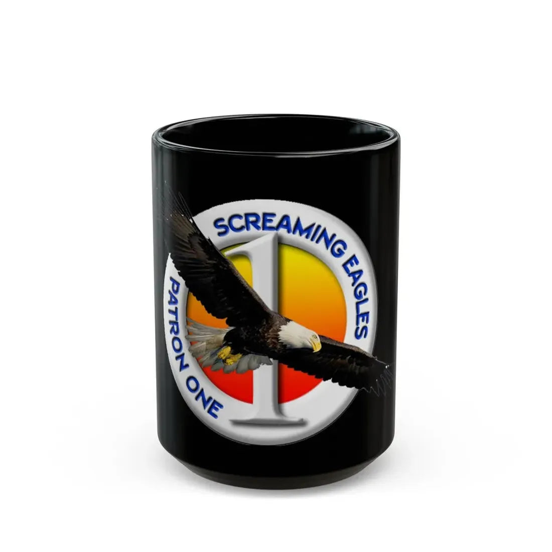 VP 1 Screaming Eagles (U.S. Navy) Black Coffee Mug 15oz - Go Mug Yourself