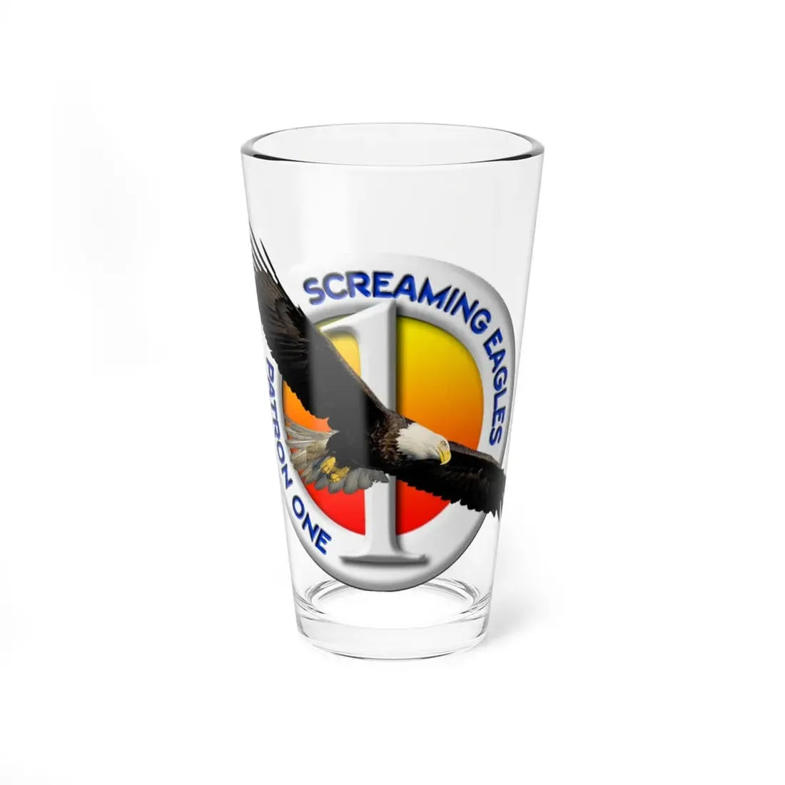 VP 1 Screaming Eagles (U.S. Navy) Pint Glass 16oz 16oz - Go Mug Yourself