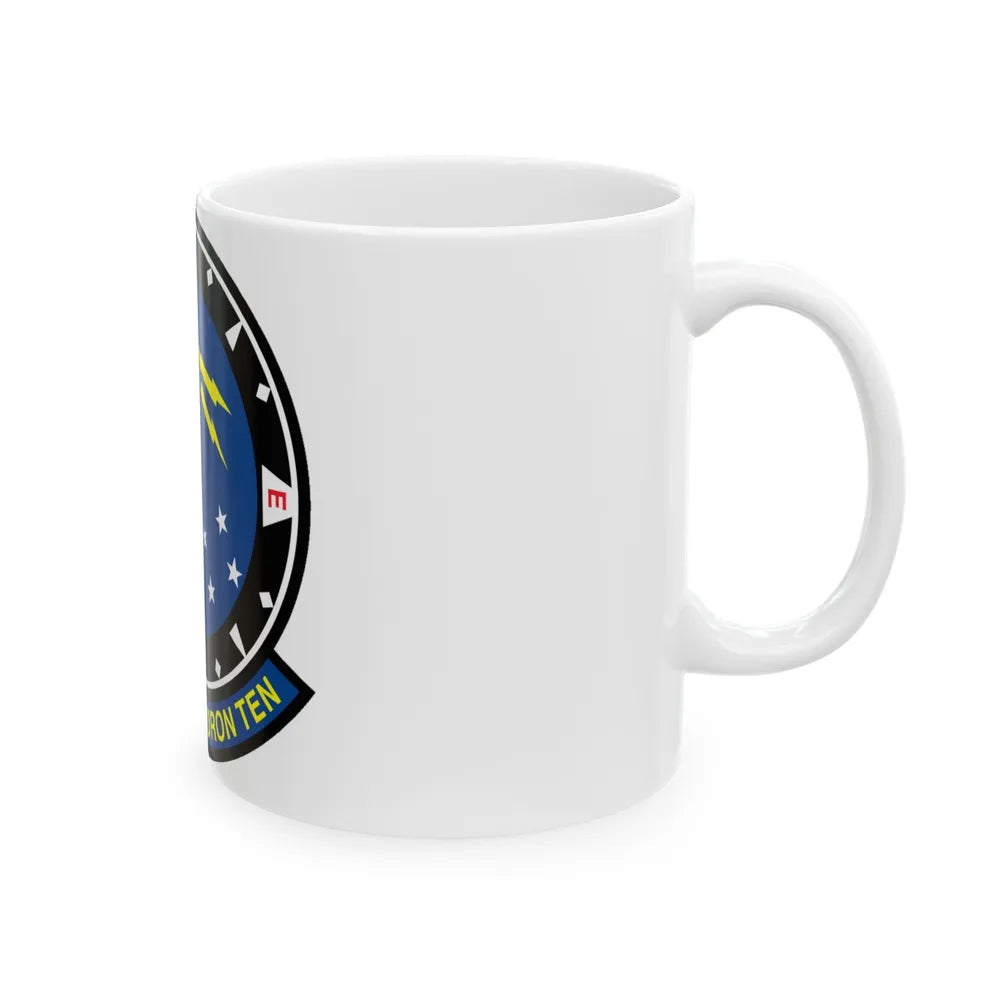 VP 10 Patrol Squadron Ten (U.S. Navy) White Coffee Mug-Go Mug Yourself