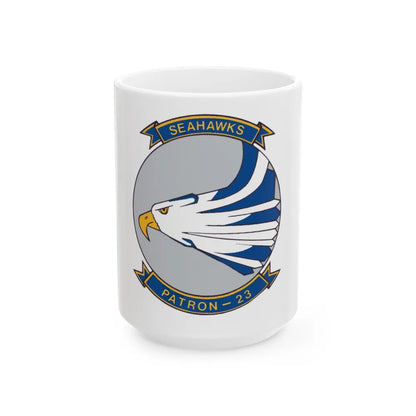 VP 23 Seahawks (U.S. Navy) White Coffee Mug-15oz-Go Mug Yourself