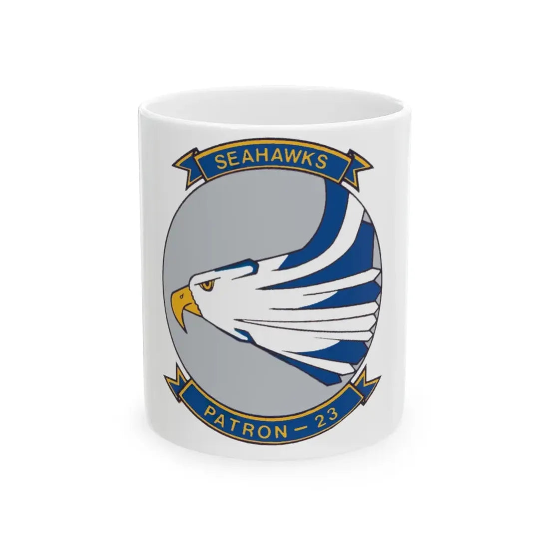 VP 23 Seahawks (U.S. Navy) White Coffee Mug 11oz - Go Mug Yourself