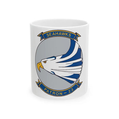 VP 23 Seahawks (U.S. Navy) White Coffee Mug 11oz - Go Mug Yourself