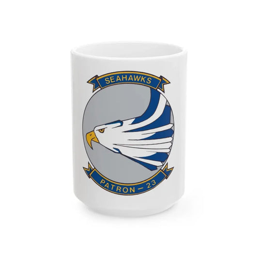 VP 23 Seahawks (U.S. Navy) White Coffee Mug 15oz - Go Mug Yourself