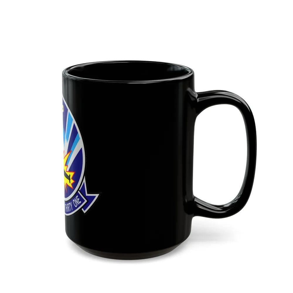 VP 31 Black Lightnings or Genies (U.S. Navy) Black Coffee Mug-Go Mug Yourself