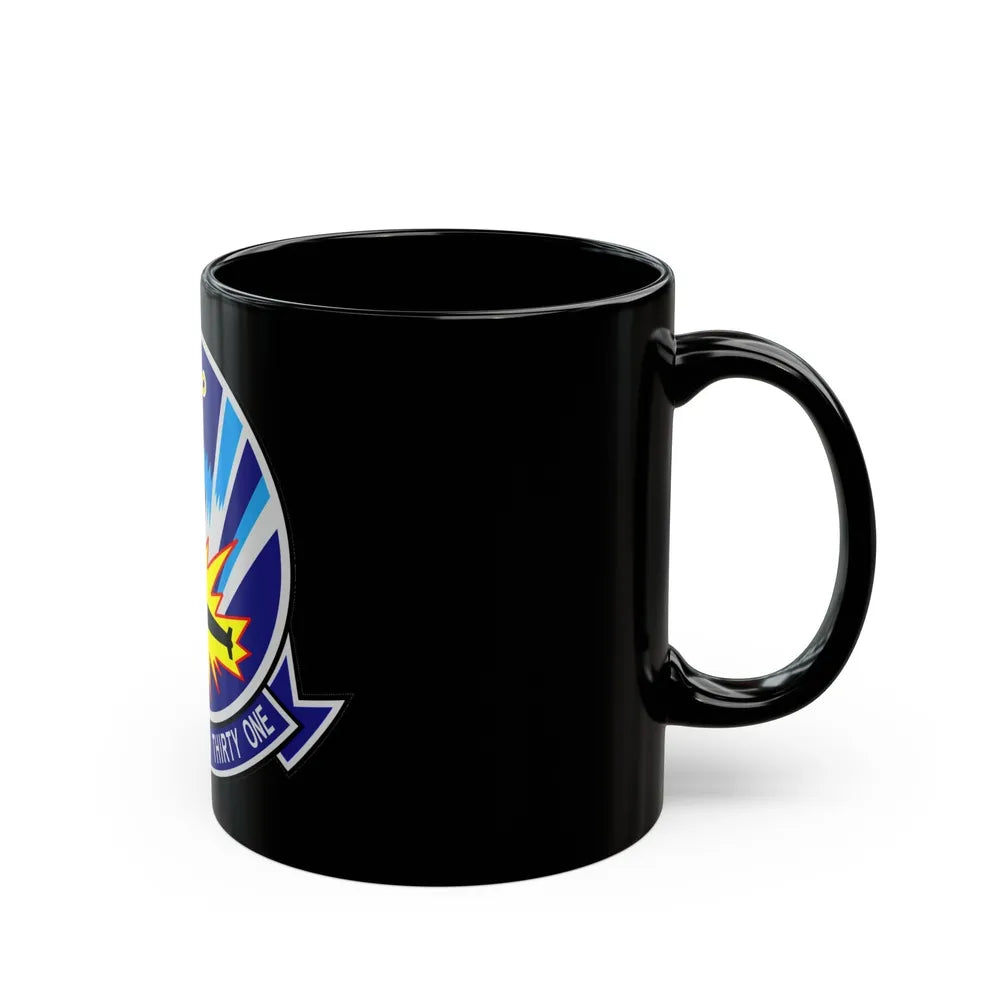 VP 31 Black Lightnings or Genies (U.S. Navy) Black Coffee Mug-Go Mug Yourself