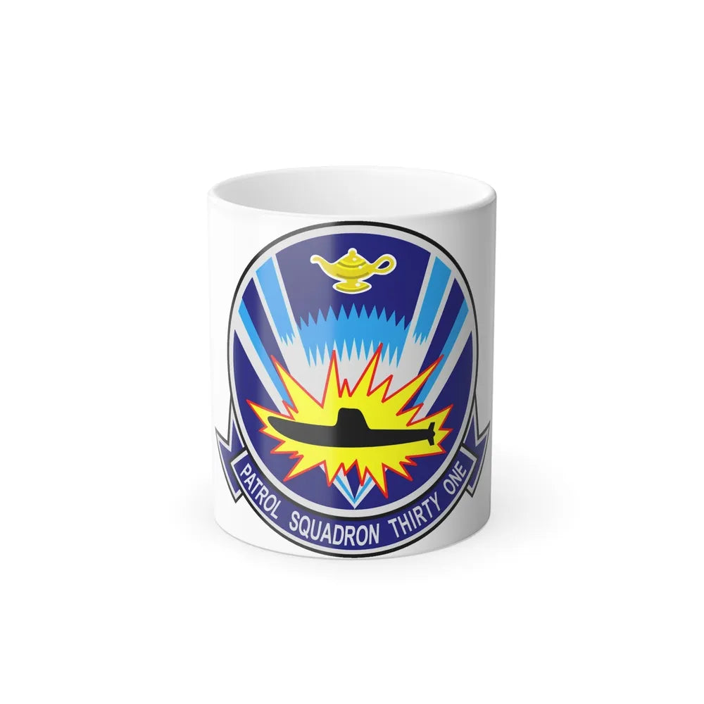 VP 31 Black Lightnings or Genies (U.S. Navy) Color Changing Mug 11oz-11oz-Go Mug Yourself