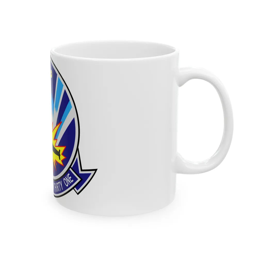 VP 31 Black Lightnings or Genies (U.S. Navy) White Coffee Mug-Go Mug Yourself