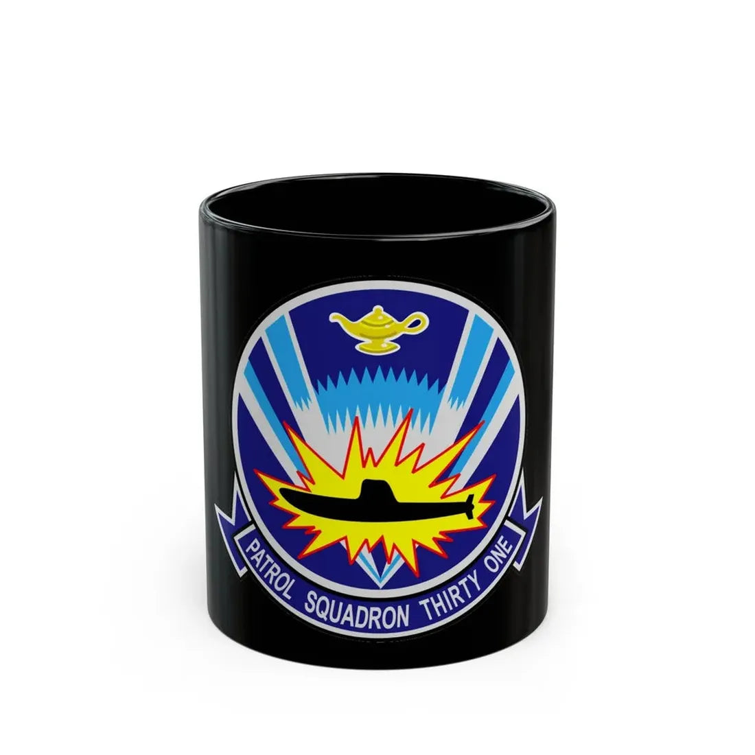 VP 31 Black Lightnings or Genies (U.S. Navy) Black Coffee Mug 11oz - Go Mug Yourself