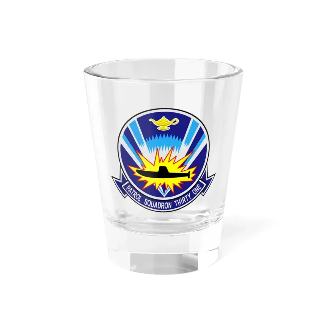 VP 31 Black Lightnings or Genies (U.S. Navy) Shot Glass 1.5oz 1.5oz - Go Mug Yourself