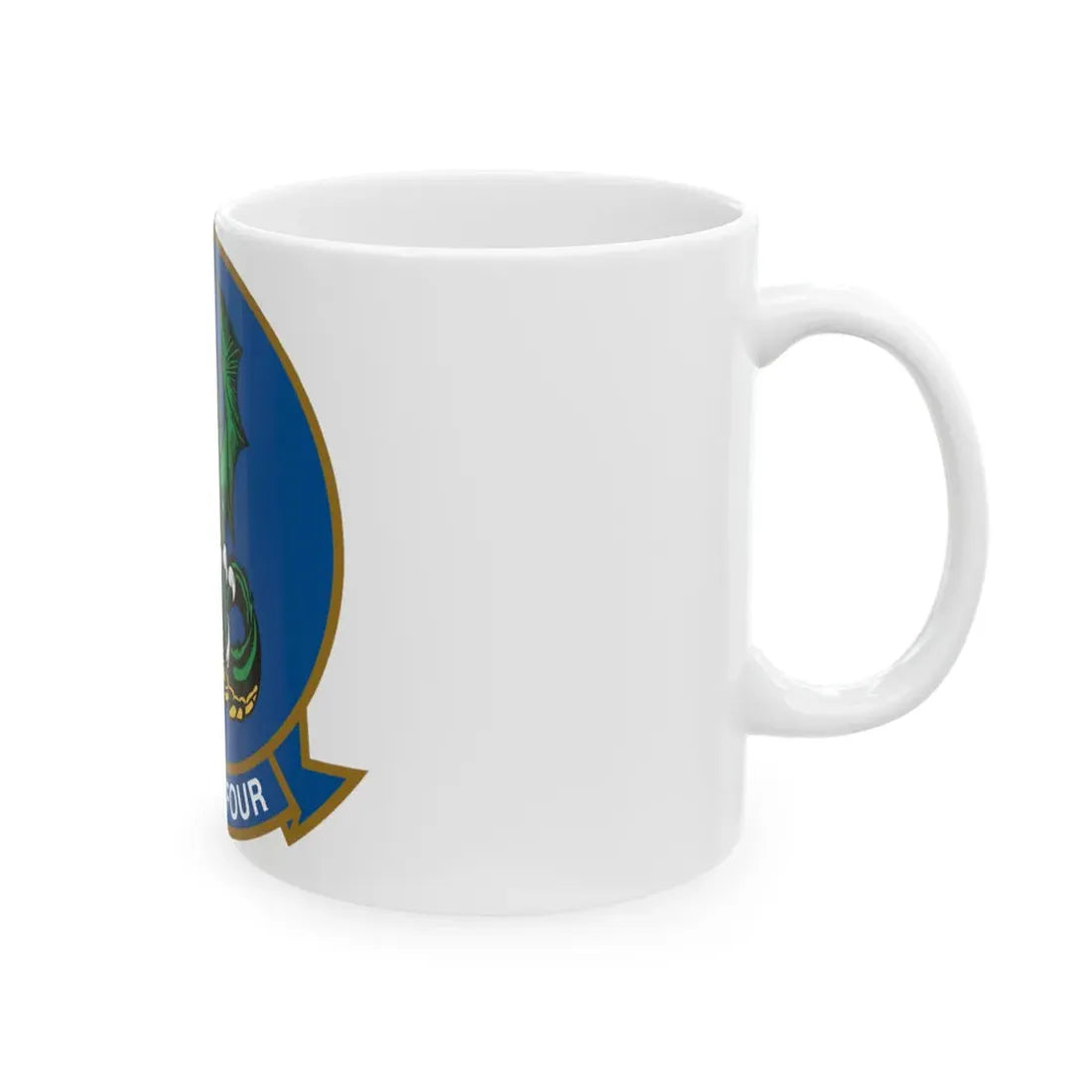 VP 4 Skinny Dragons (U.S. Navy) White Coffee Mug - Go Mug Yourself