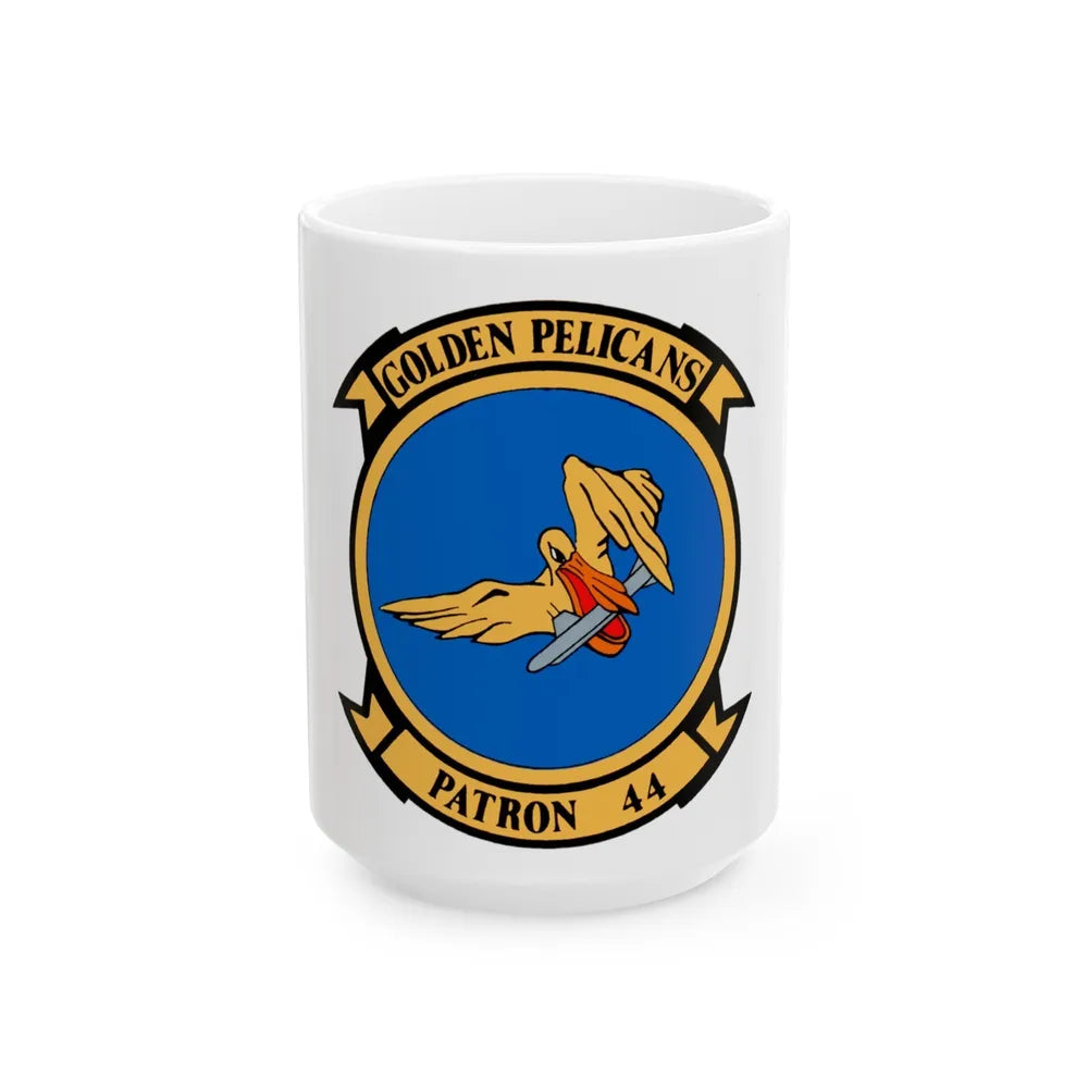 VP 44 Golden Pelicans (U.S. Navy) White Coffee Mug-15oz-Go Mug Yourself