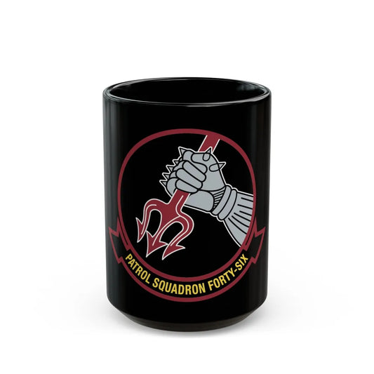 VP 46 Patrol Squadron Forty Six v2 (U.S. Navy) Black Coffee Mug-15oz-Go Mug Yourself