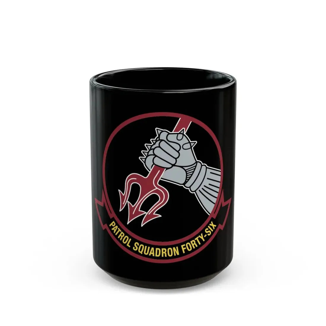 VP 46 Patrol Squadron Forty Six v2 (U.S. Navy) Black Coffee Mug 15oz - Go Mug Yourself