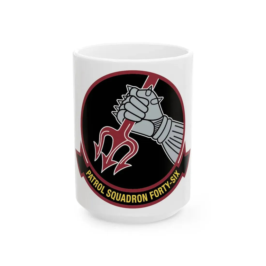 VP 46 Patrol Squadron Forty Six v2 (U.S. Navy) White Coffee Mug 15oz - Go Mug Yourself