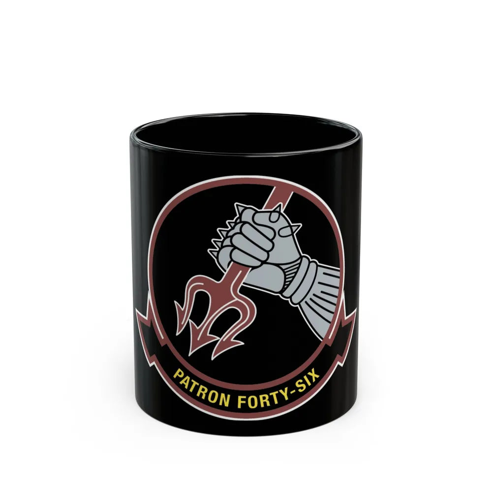 VP 46 Patron Forty Six (U.S. Navy) Black Coffee Mug-11oz-Go Mug Yourself