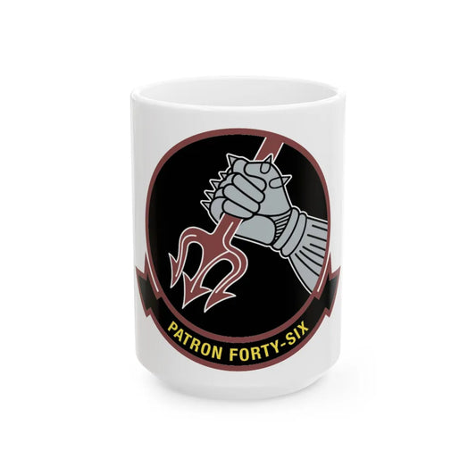 VP 46 Patron Forty Six (U.S. Navy) White Coffee Mug-15oz-Go Mug Yourself