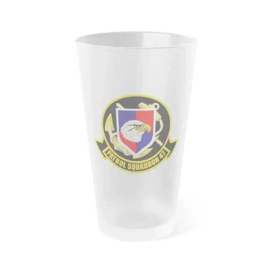 VP 47 Golden Swordsmen (U.S. Navy) Frosted Pint Glass 16oz Default Title - Go Mug Yourself