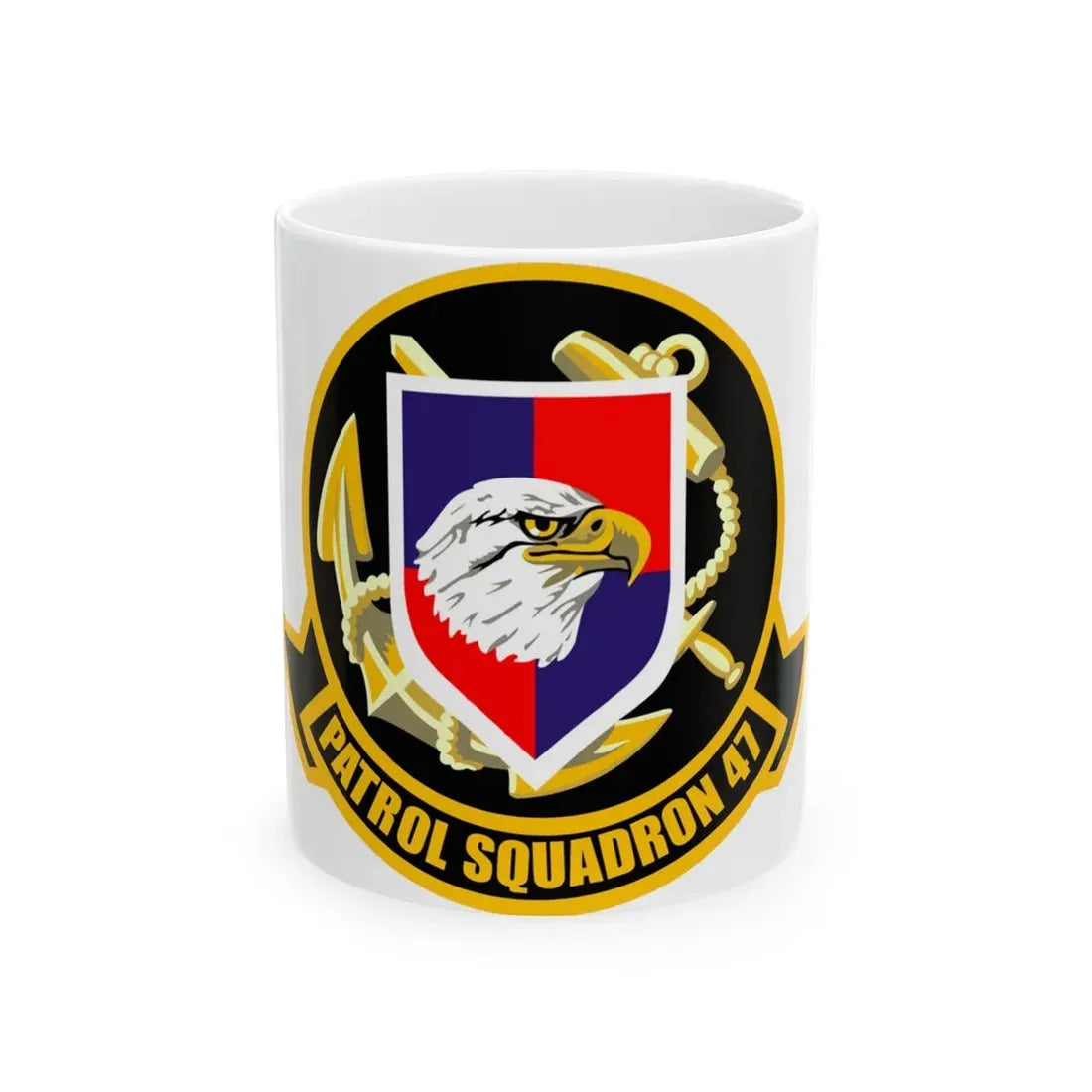VP 47 Golden Swordsmen (U.S. Navy) White Coffee Mug 11oz - Go Mug Yourself