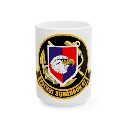 VP 47 Golden Swordsmen (U.S. Navy) White Coffee Mug 15oz - Go Mug Yourself