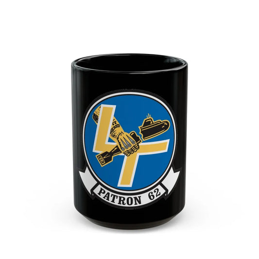 VP 62 Broadarrows (U.S. Navy) Black Coffee Mug-15oz-Go Mug Yourself