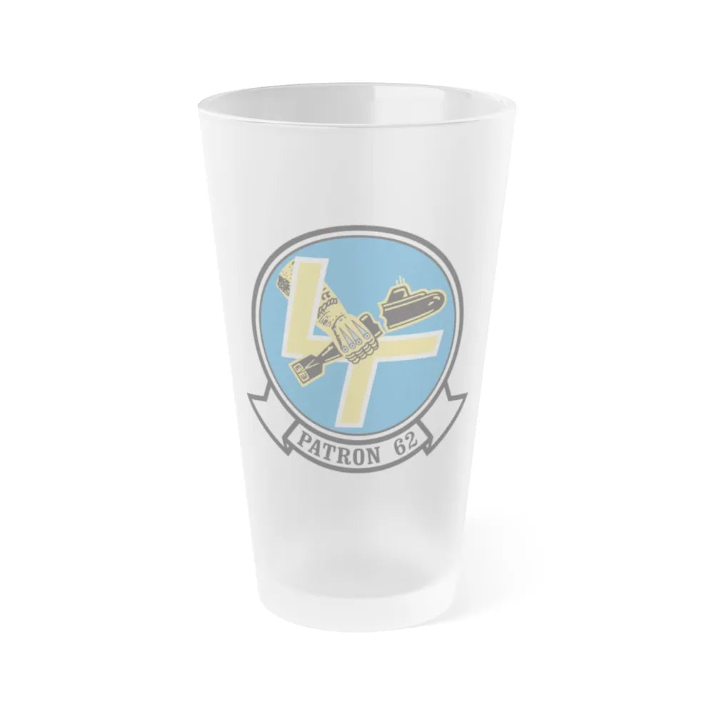 VP 62 Broadarrows (U.S. Navy) Frosted Pint Glass 16oz-Go Mug Yourself