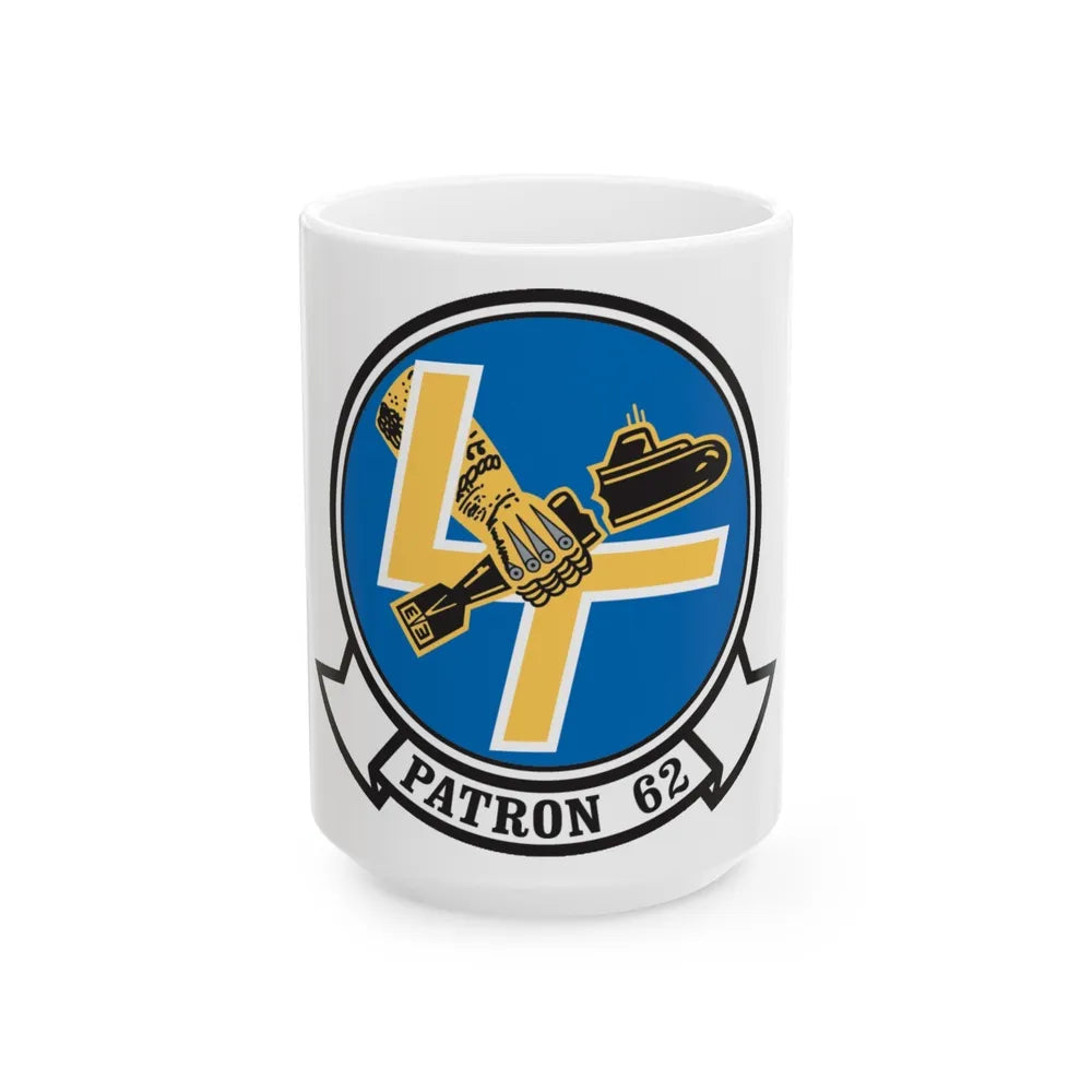 VP 62 Broadarrows (U.S. Navy) White Coffee Mug-15oz-Go Mug Yourself