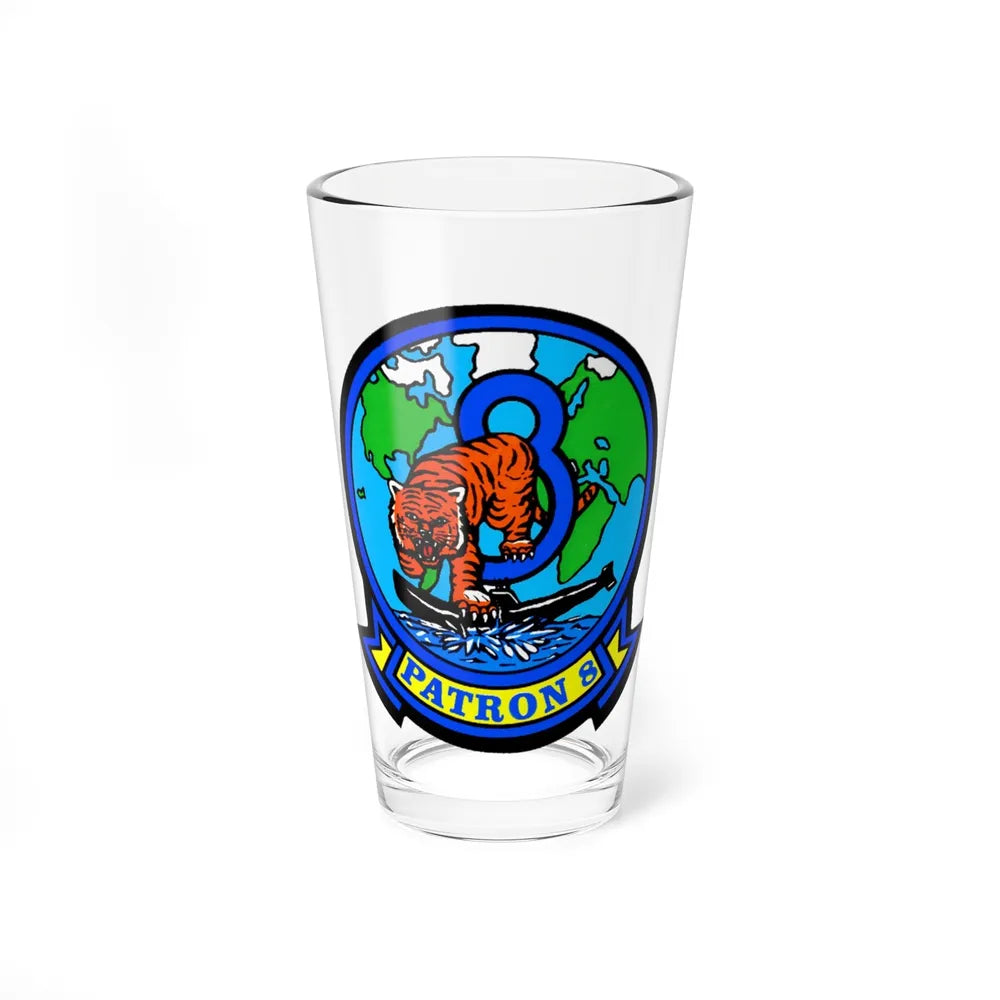 VP 8 Fighting Tigers (U.S. Navy) Pint Glass 16oz-16oz-Go Mug Yourself