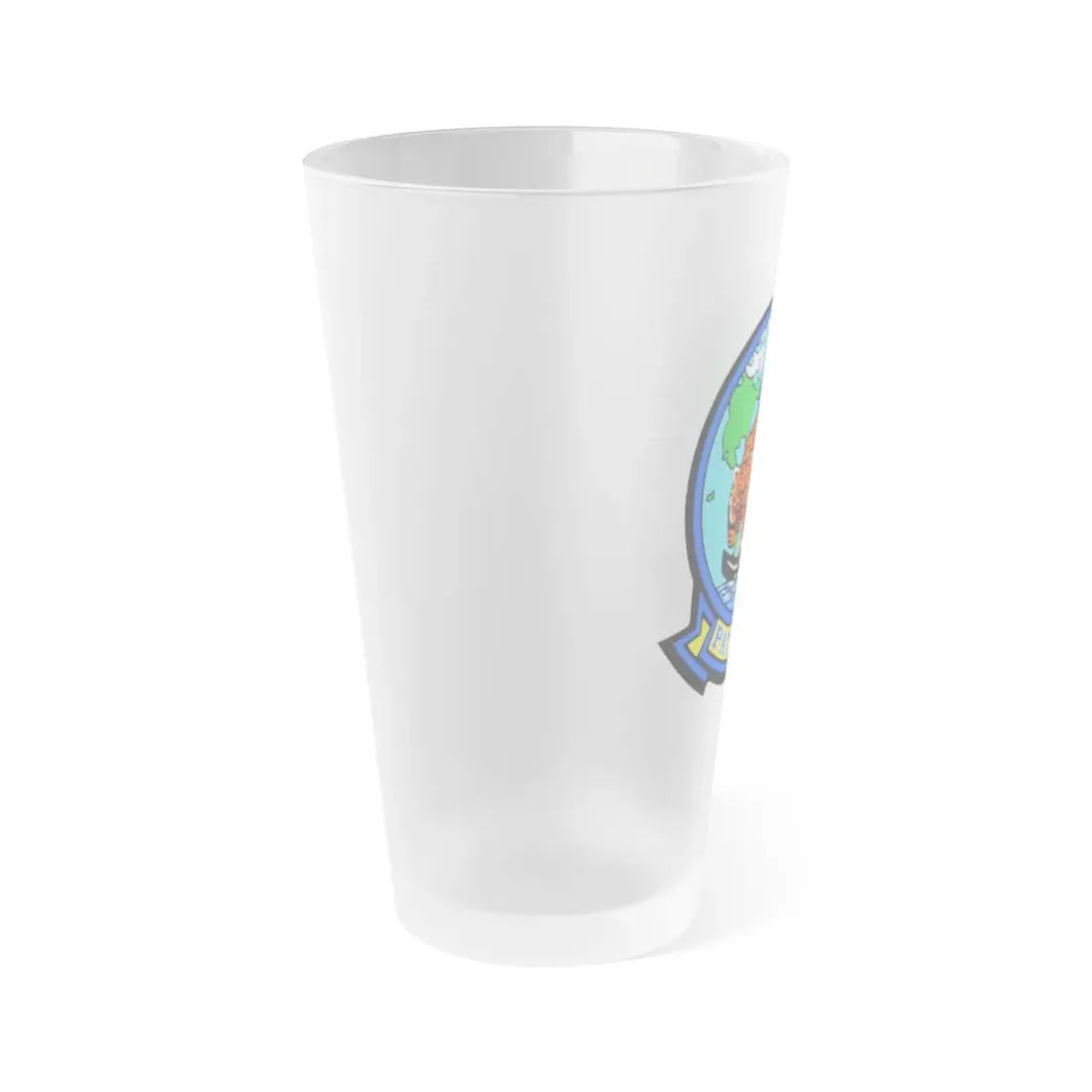 VP 8 Fighting Tigers (U.S. Navy) Frosted Pint Glass 16oz - Go Mug Yourself