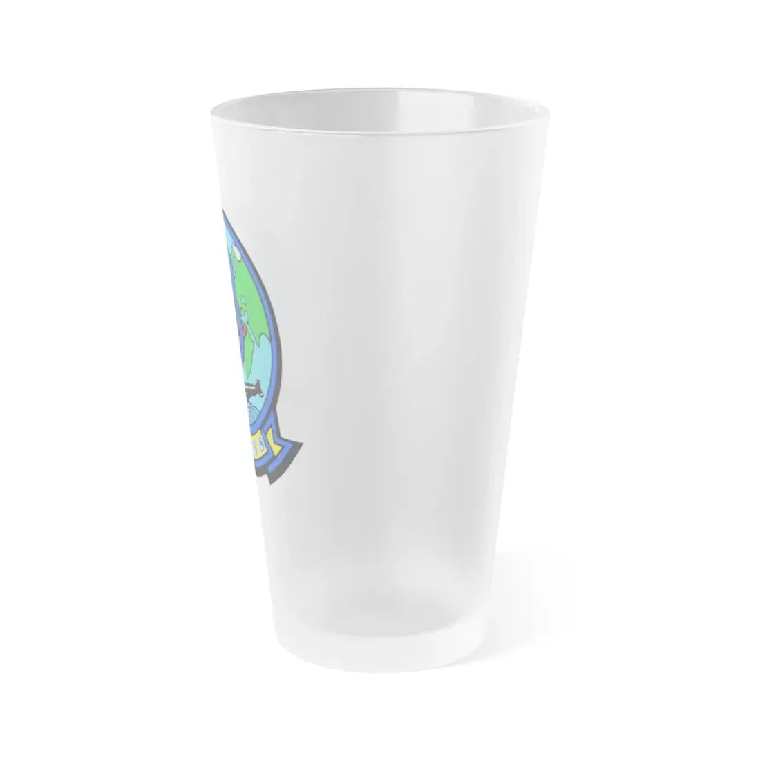 VP 8 Fighting Tigers (U.S. Navy) Frosted Pint Glass 16oz - Go Mug Yourself