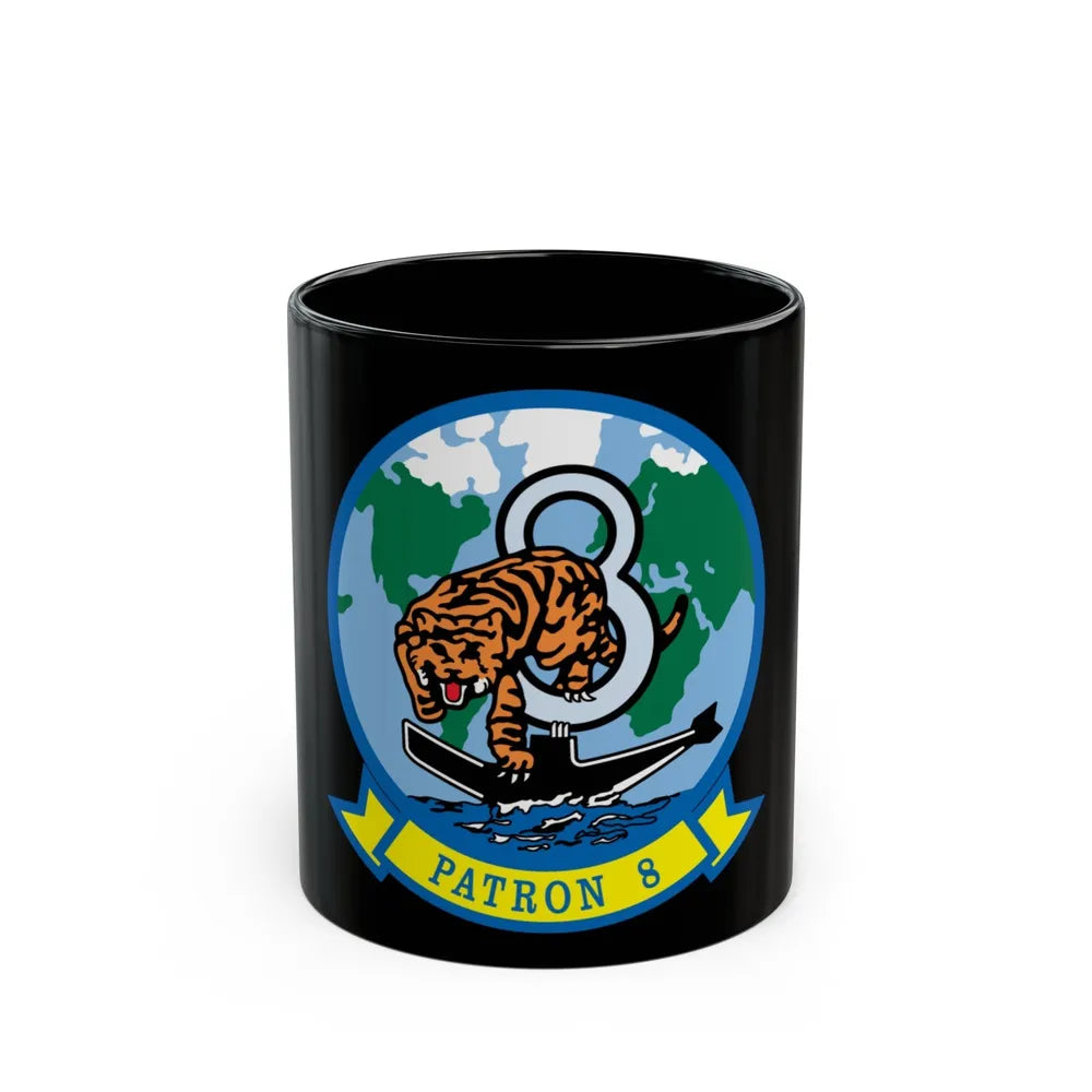 VP 8 PATRON 8 (U.S. Navy) Black Coffee Mug-11oz-Go Mug Yourself