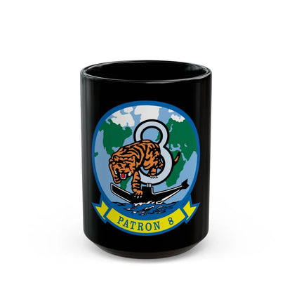 VP 8 PATRON 8 (U.S. Navy) Black Coffee Mug-15oz-Go Mug Yourself