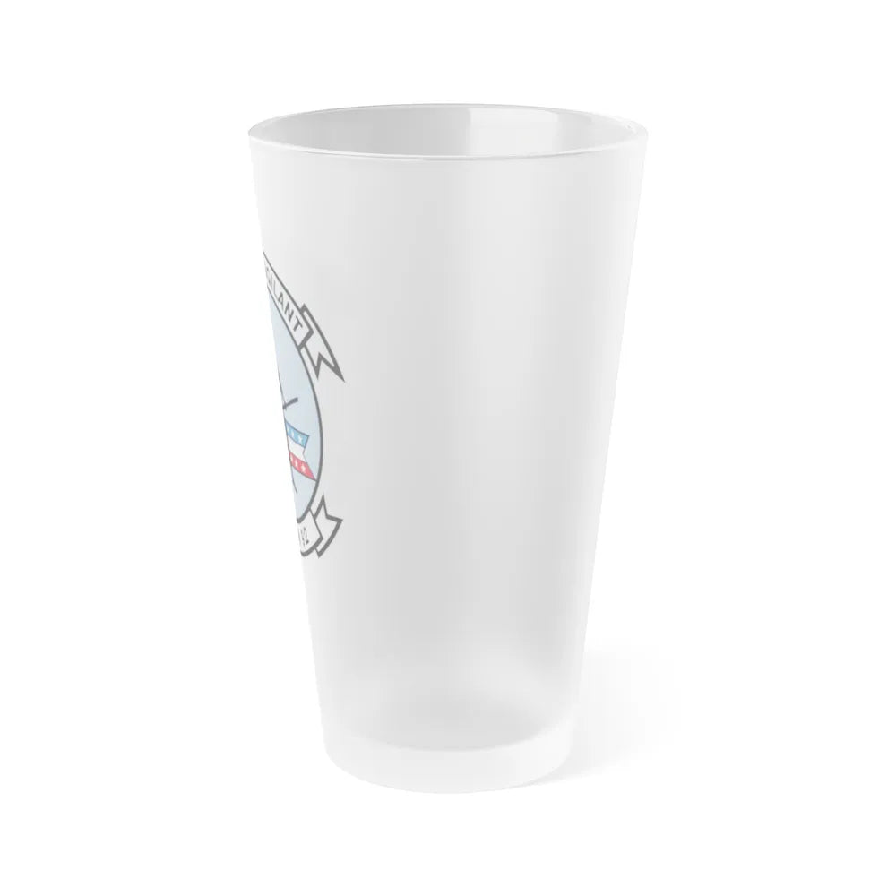 VP 92 Forever Vigilant Patron 92 (U.S. Navy) Frosted Pint Glass 16oz-Go Mug Yourself