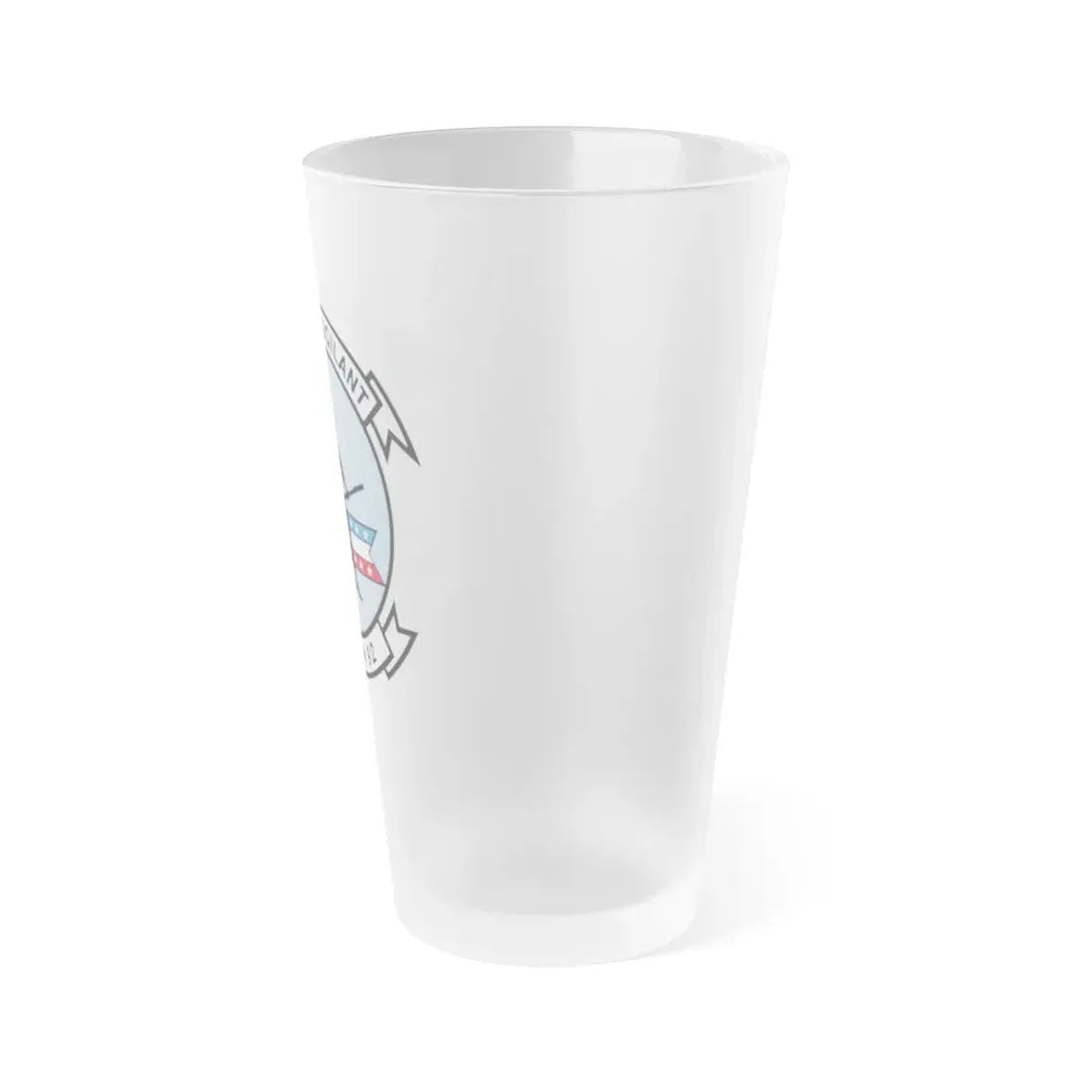 VP 92 Forever Vigilant Patron 92 (U.S. Navy) Frosted Pint Glass 16oz - Go Mug Yourself